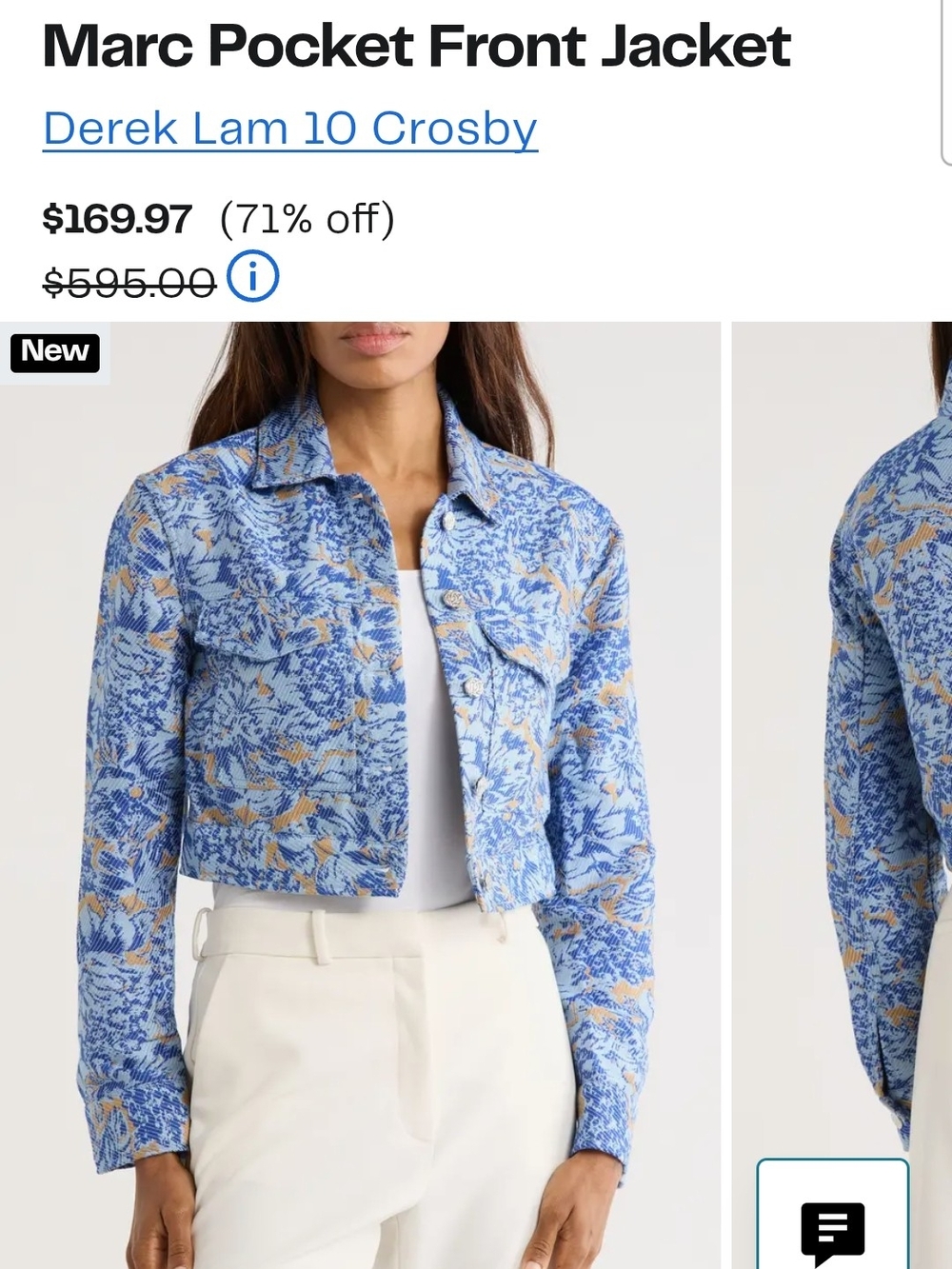 Derek Lam Cropped Jacket